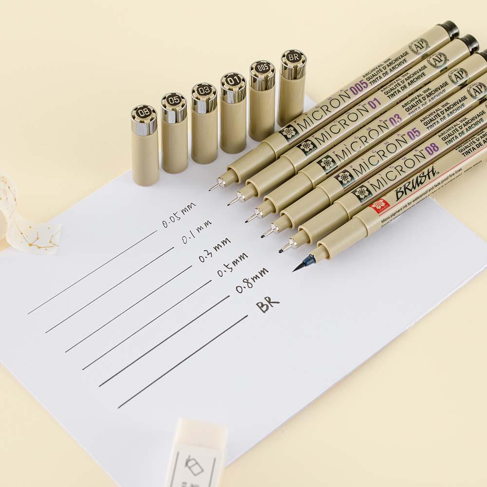 6 Set Sakura Pigma Micron Pens - Image 7