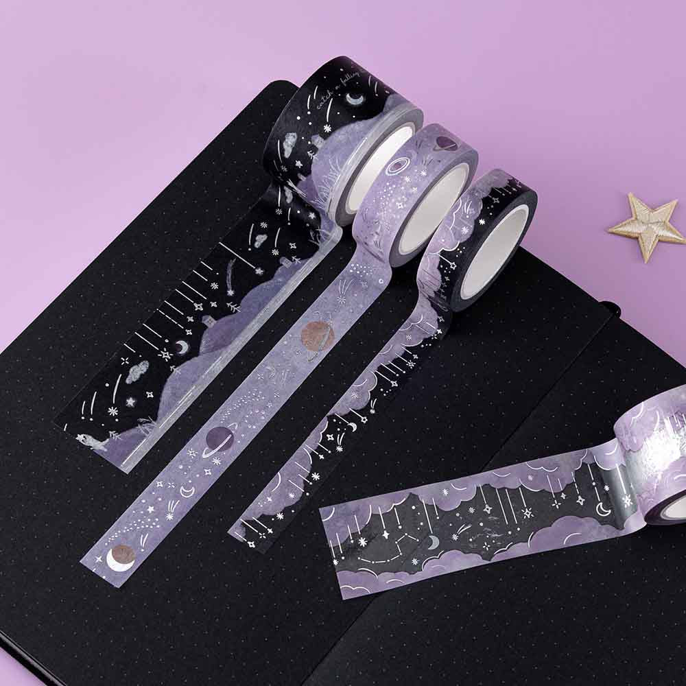 Tsuki ‘Falling Stars’ Washi Tape Set ☾ - Image 5